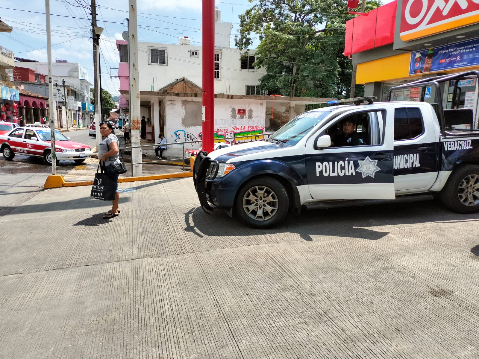 Arrollan a sexagenario en centro de San Andrés Tuxtla