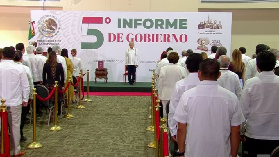 AMLO rinde cuentas a México en su Quinto Informe de Gobierno