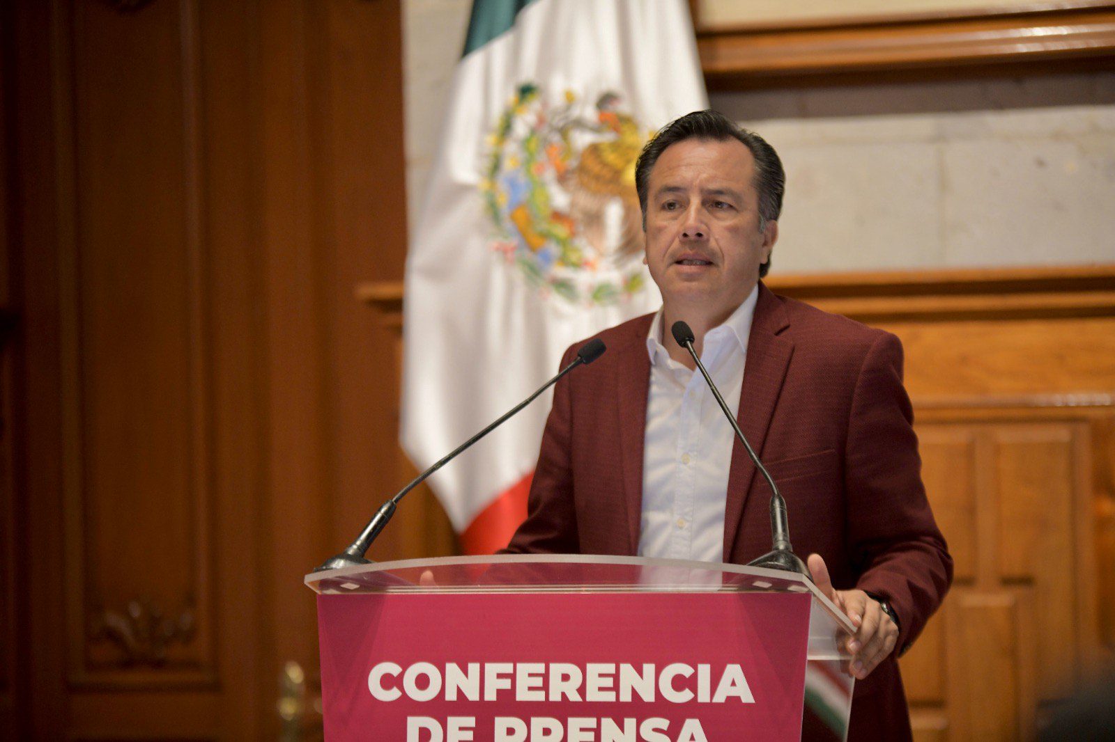 Manifestaciones de pobladores de Nanchital tienen trasfondo político: Gobernador