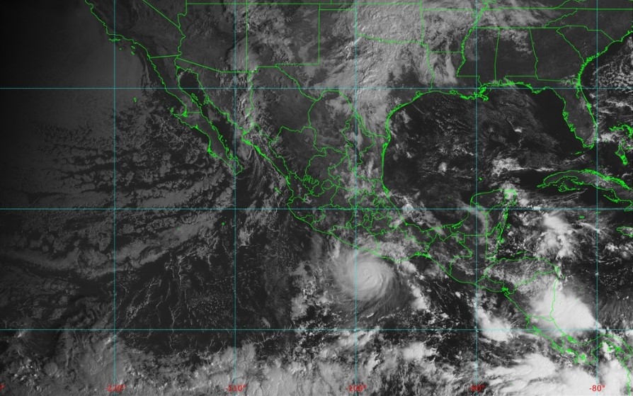 Tormenta «Otis» se convertiría en huracán categoría 1; provocará lluvias intensas en tres estados