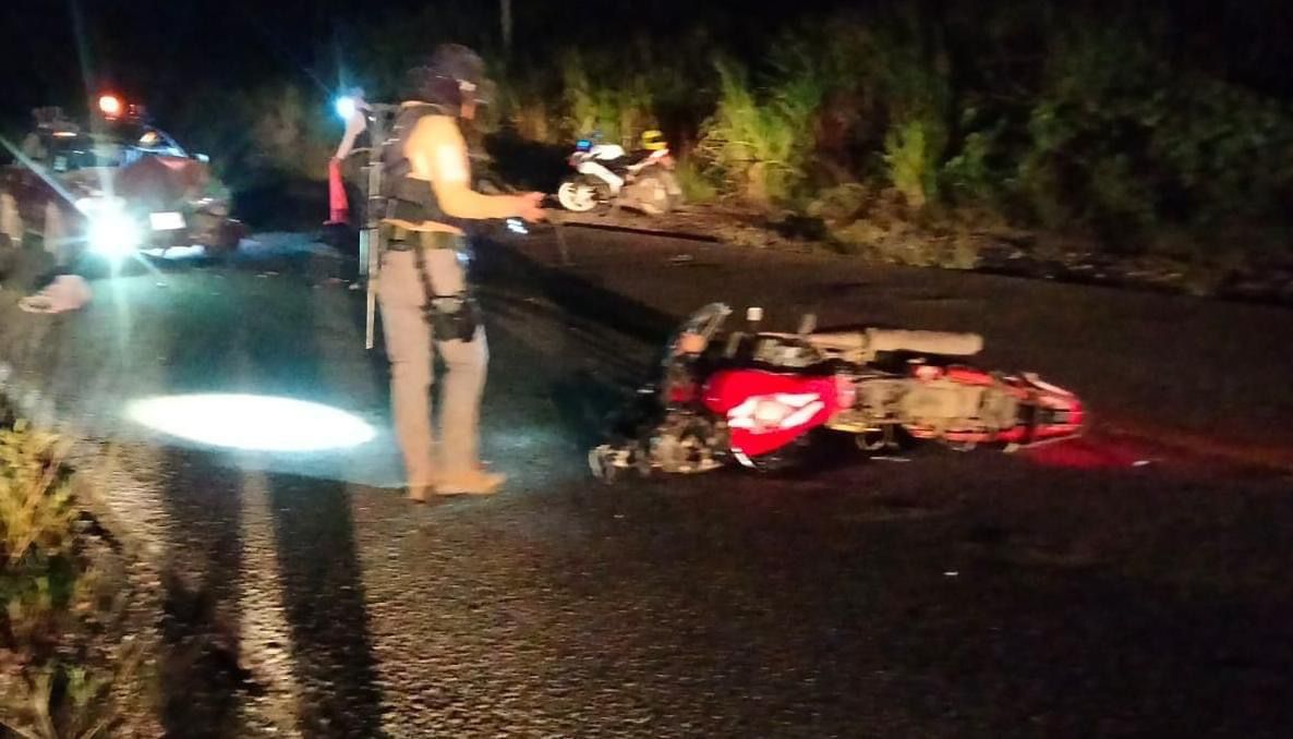 Mu3re sub agente municipal de La Fortuna, San Juan Evangelista, en accidente vehicular