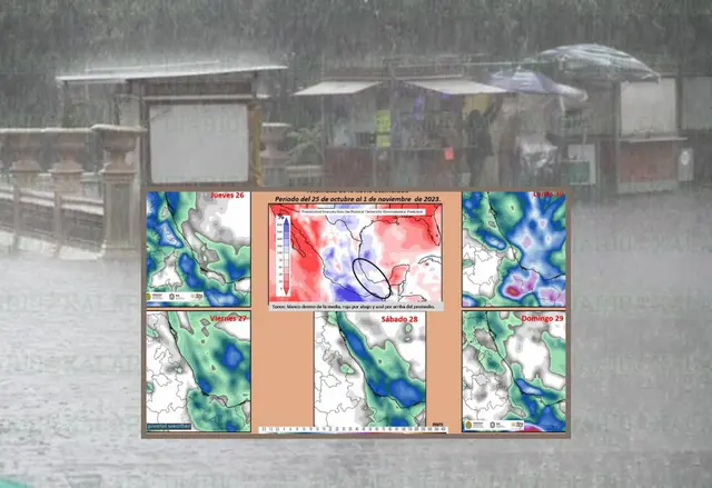 Huracán Otis dejará lluvias desde el norte hasta Los Tuxtlas, Veracruz