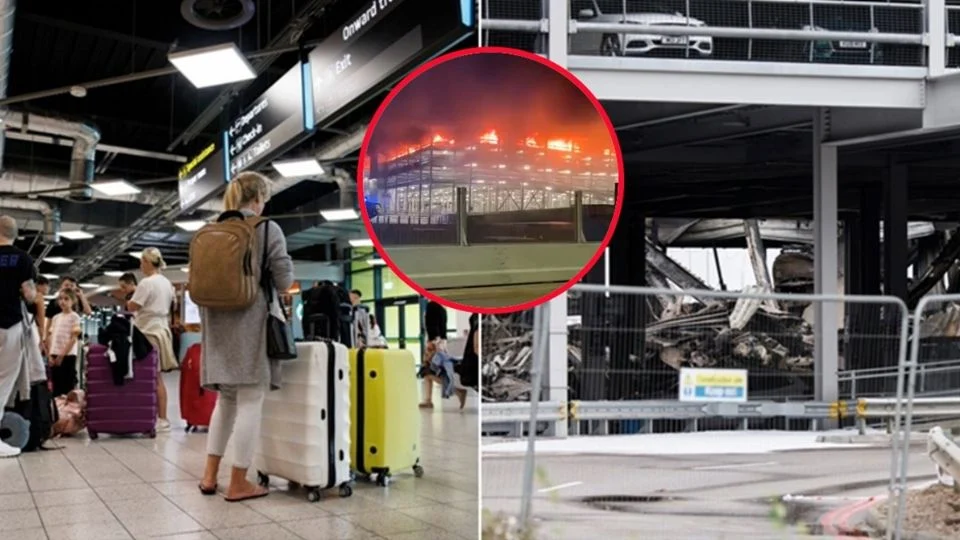 Así comenzó el incendio en aeropuerto de Londres