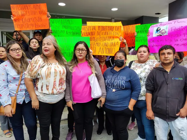 Bloquean 20 de noviembre por falta de neumólogo en Hospital Infantil