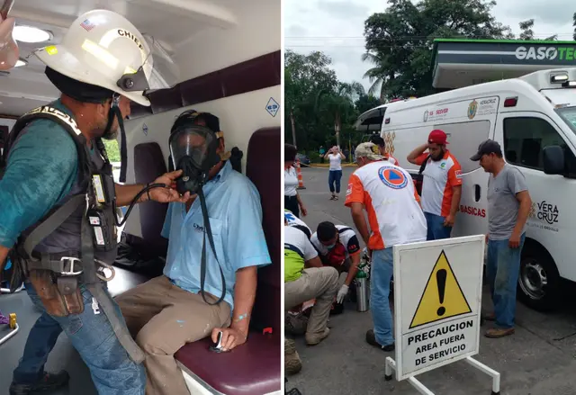 Pintores se desmayan trabajando dentro de cisterna en Cuitláhuac