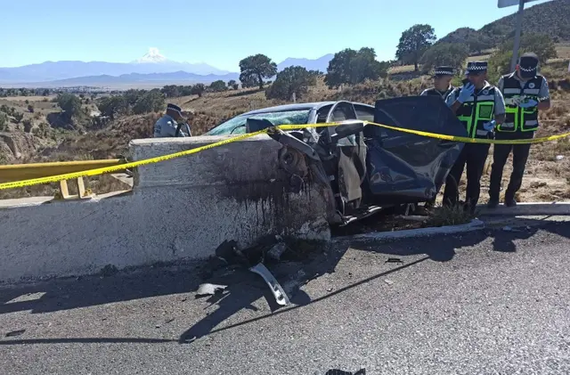 Familia que murió en accidente en Perote era del sur de Veracruz