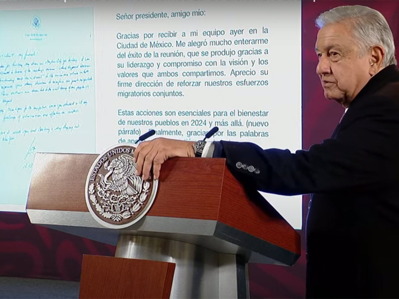 Joe Biden envía carta a López Obrador; ‘gracias por recibir a mi equipo’