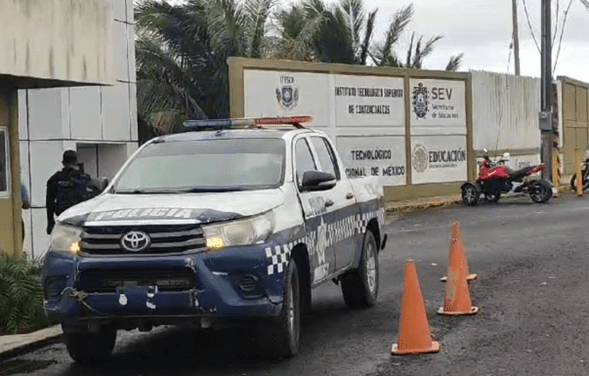 Refuerzan seguridad en Tecnológico de Coatzacoalcos tras amenazas contra personal y estudiantes