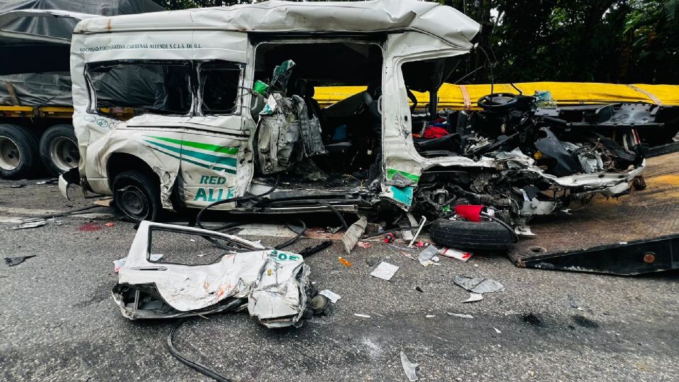 Un accidente carretero en Tabasco deja 4 muertos y 8 heridos