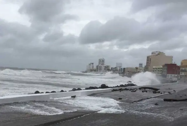 Frente Frío 27: este martes se prevén vientos de 90 km/hr en Veracruz