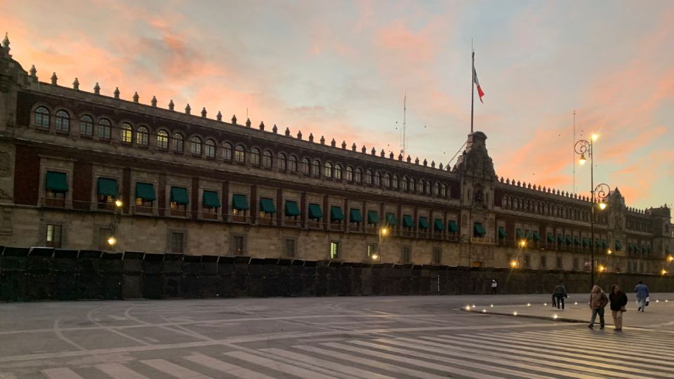 Blindan Palacio Nacional por “Marcha por Nuestra Democracia”