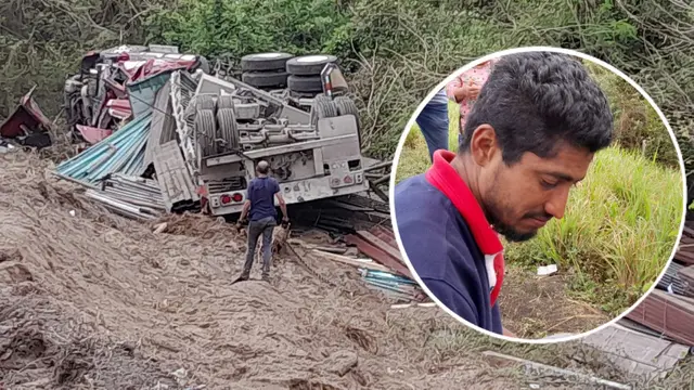 La alcanzamos a contar: trailero sobrevive en la Veracruz-Cardel