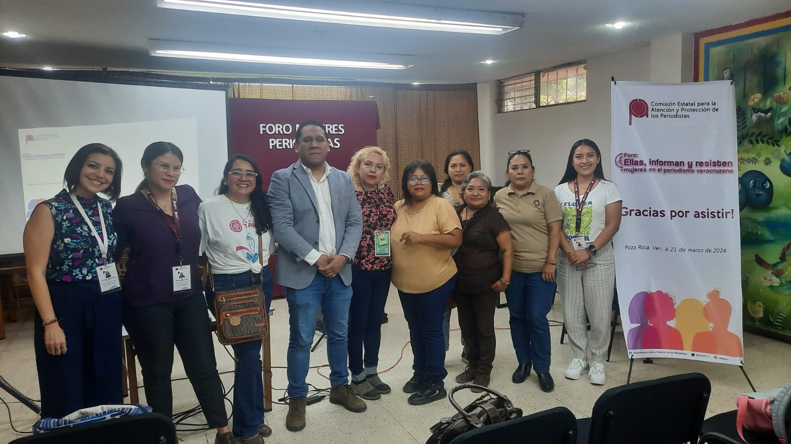 Realiza CEAPP «Foro: Ellas, informan y resisten», en Poza Rica