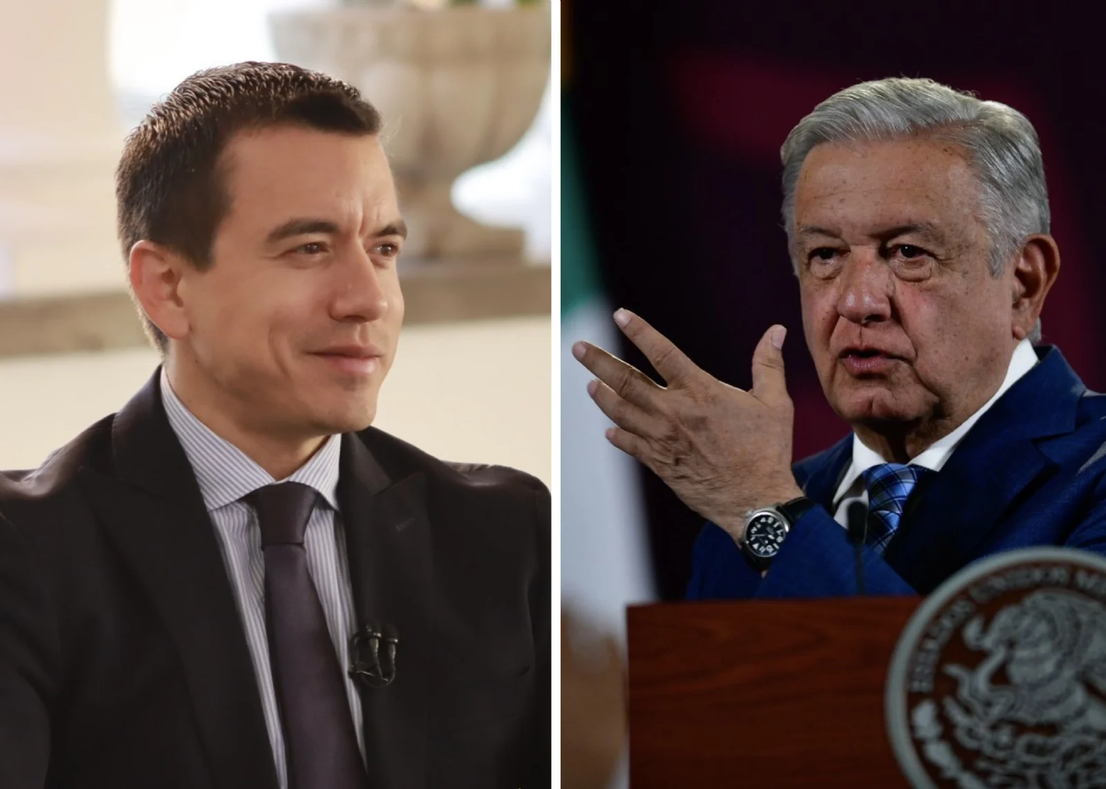 “Invitaré a AMLO a comer ceviche y tacos”: presidente de Ecuador propone resolver así el conflicto