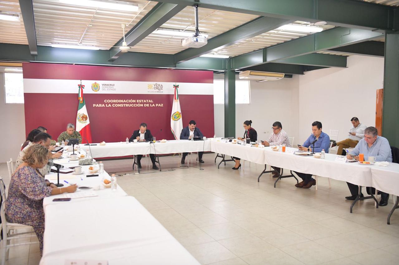 OPLE Veracruz asiste a la Mesa Estatal de Coordinación para la Construcción de la Paz y Seguridad