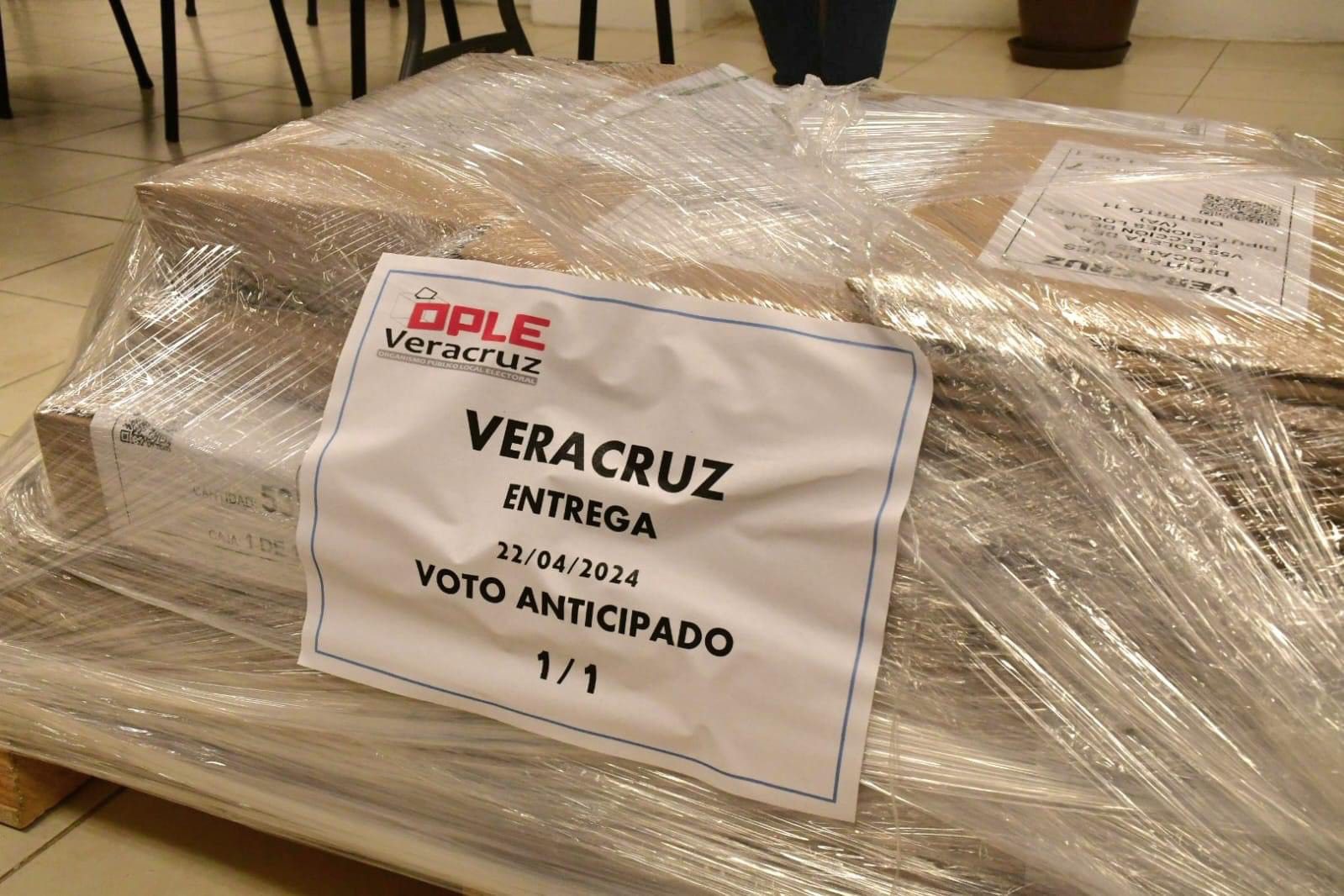 Listas las boletas para el voto anticipado en Veracruz: INE