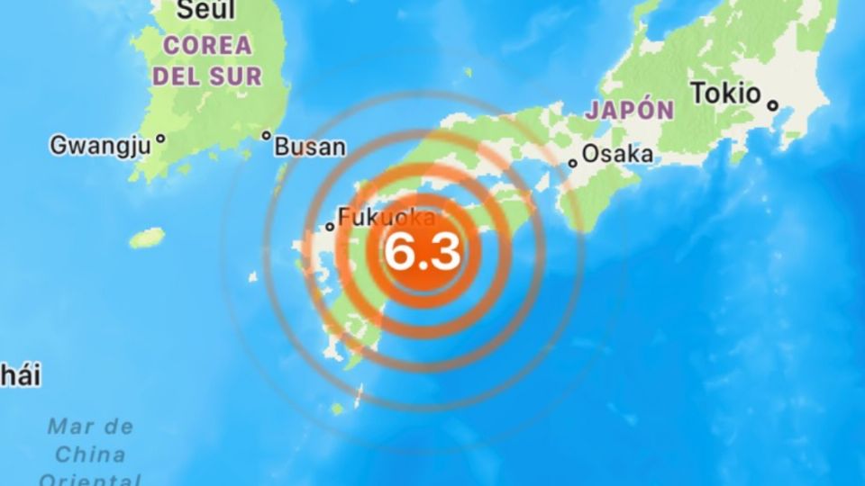 Sismo de magnitud 6.3 sacude Japón