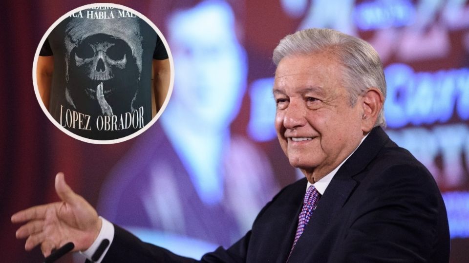 AMLO habló de las playeras de la Santa Muerte, ¿qué dijo?