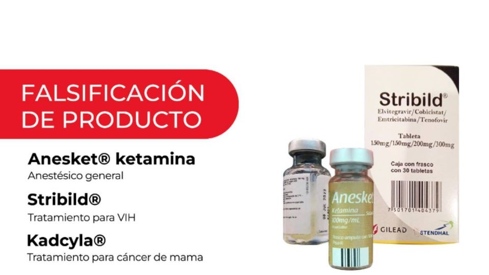 Cofepris alerta de medicamentos falsificados para VIH, cáncer de mama y un analgésico