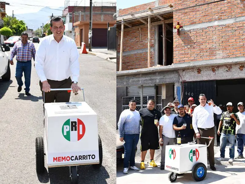 ‘Aquí hay puras Vickys’, qué hay del reparto de chelas por priísta