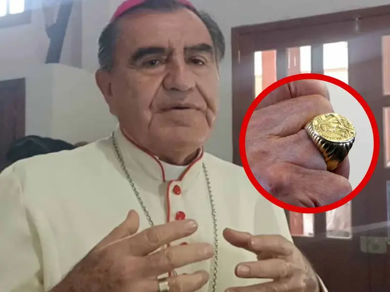 Ladrón devuelve anillo episcopal por maldición lanzada por el obispo de Orizaba