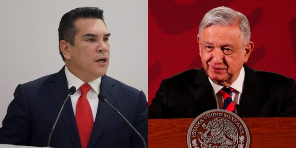 AMLO reacciona a pleito entre Alito Moreno y Máynez por declinación a favor de Xóchitl Gálvez: “Que el pueblo juzgue”