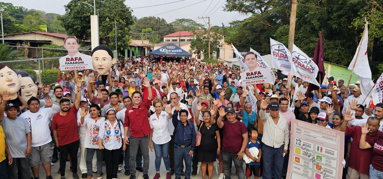 EL PUEBLO ESTÁ CONTENTO CON MORENA: PAOLA TENORIO