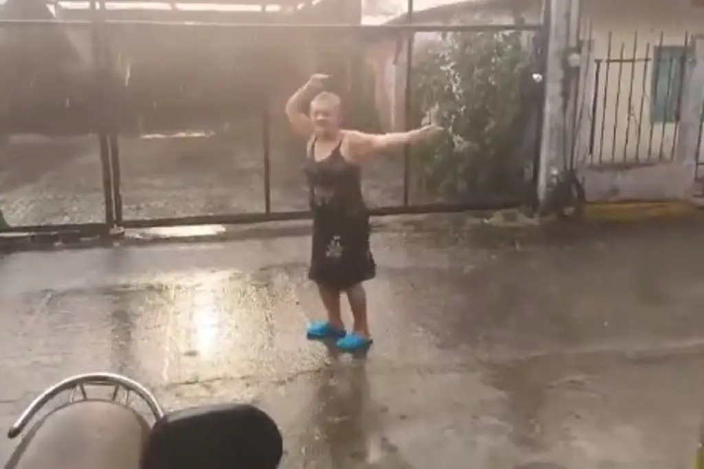 Le dieron gracias a Dios y hasta bailaron por la lluvia