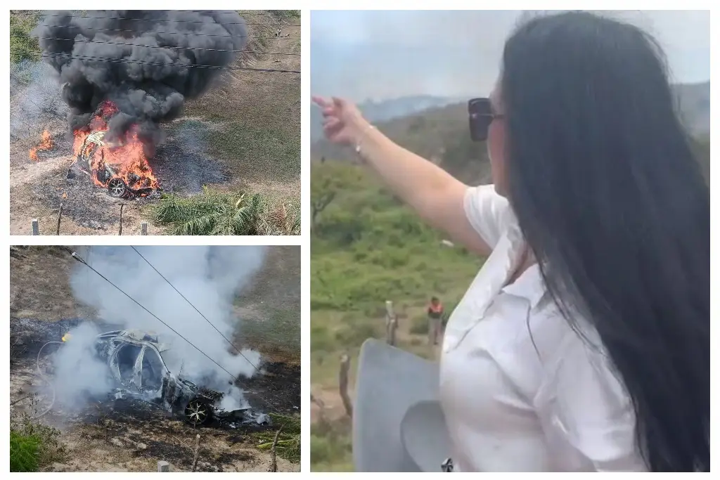 Heroína veracruzana: Cae auto al vacío y se incendia, salva a 3 jóvenes de morir quemados