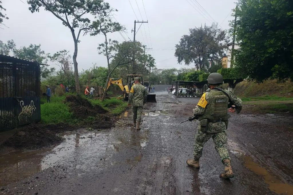 Aplican Plan DN-III-E en 2 municipios de Veracruz ante afectaciones por fuertes lluvias