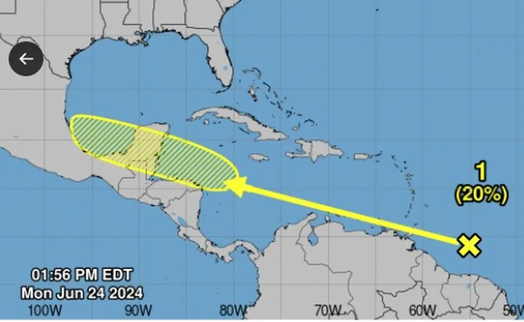 Reportan ‘tren de 5 ondas tropicales’, una podría llegar al Golfo de México