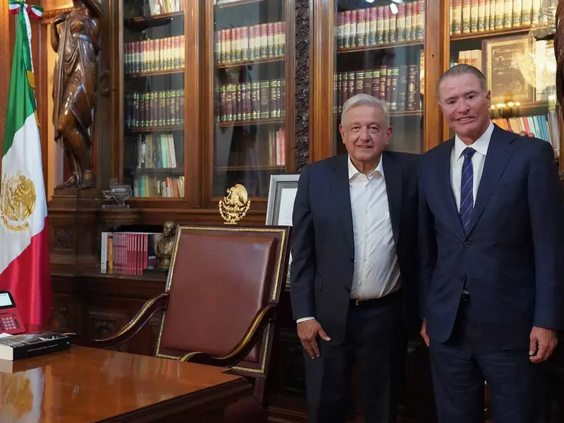 ‘Le tengo confianza a Quirino’, dice López Obrador tras foto con Salinas de Gortari