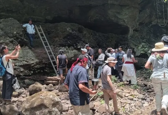 Esta es la Cueva de los Náufragos donde descubrieron petrograbados