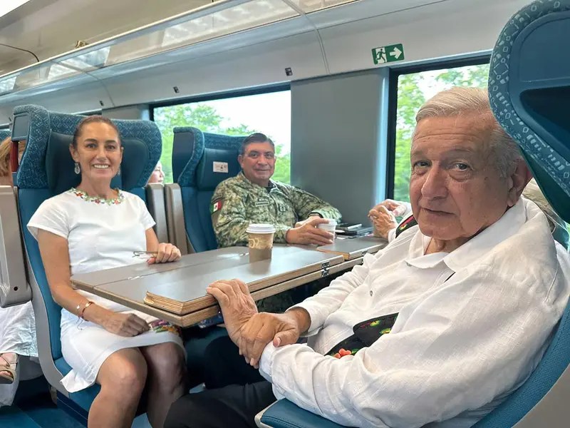 Inauguración total del Tren Maya en septiembre: López Obrador