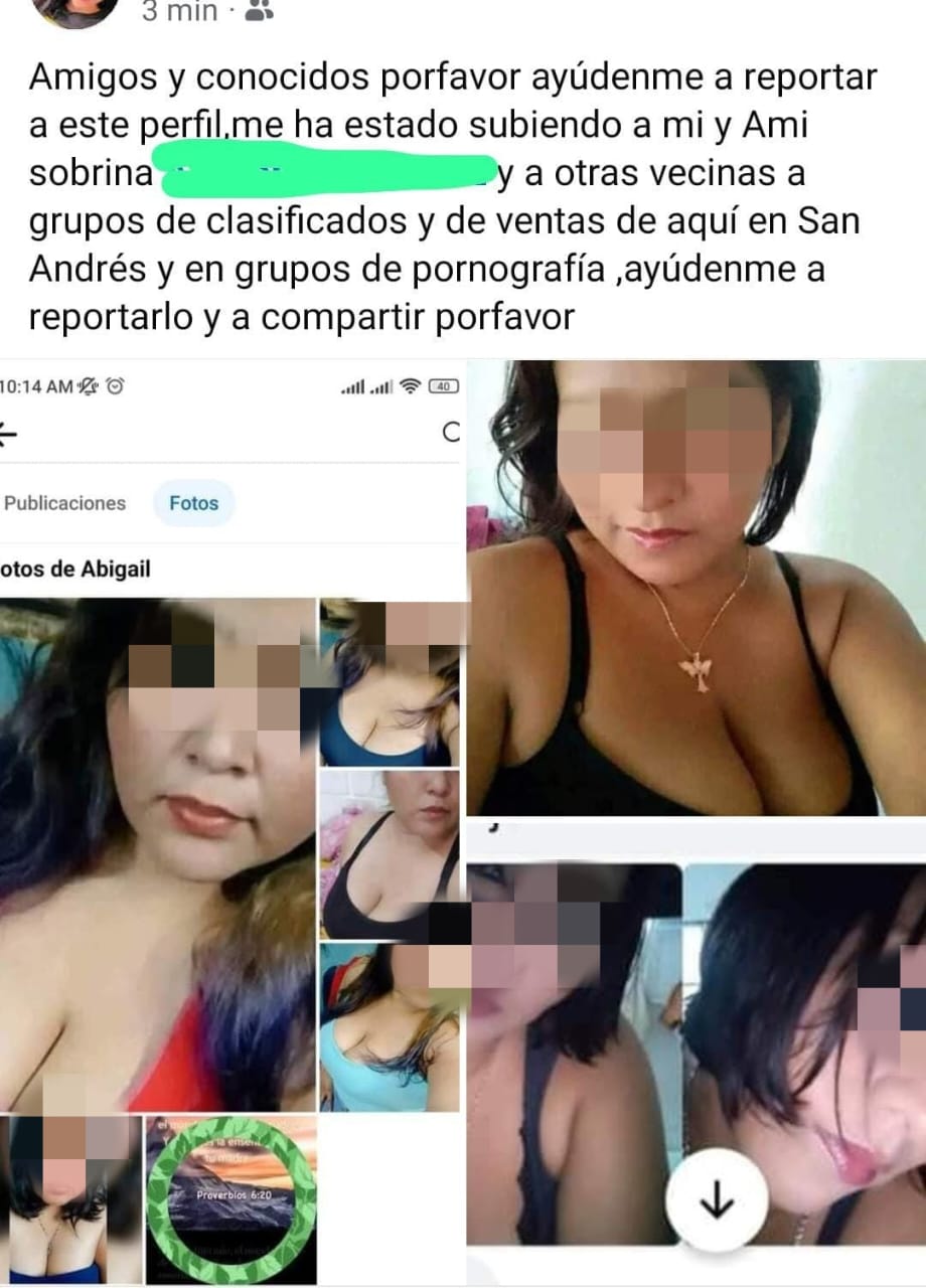 Roban fotos y las hacen pasar por $€xΩ servidoras