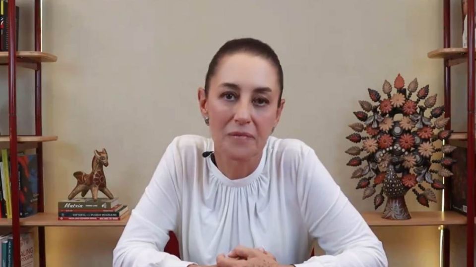 Claudia Sheinbaum llega a su casa de transición