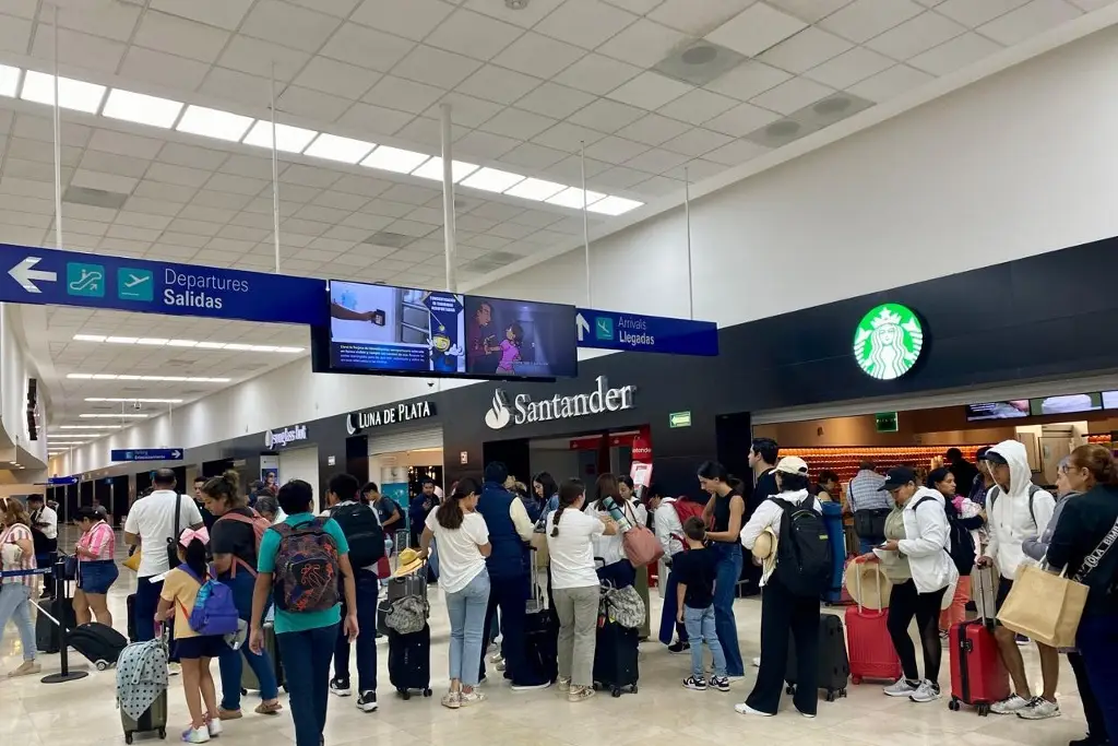 Retrasos de vuelos en el aeropuerto de Veracruz