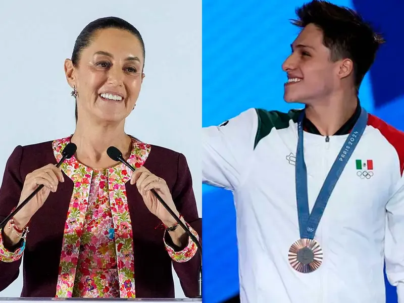 Felicita Sheinbaum a Osmar Olvera por obtener bronce en París