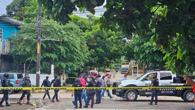 Detienen a cinco personas tras balacera en Catemaco