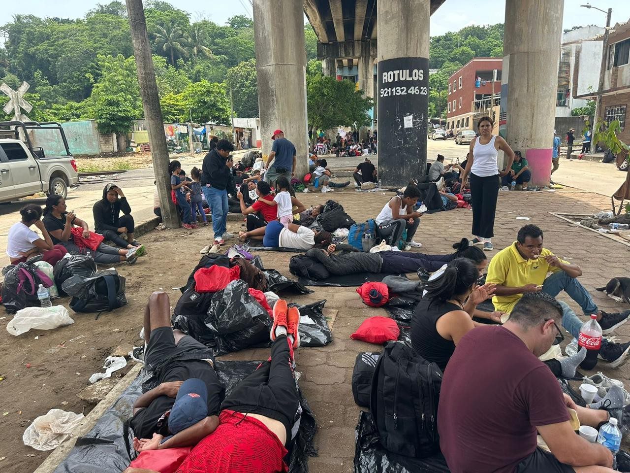 Cuantioso el aumento de migrantes venezolanos que pasan por Coatza