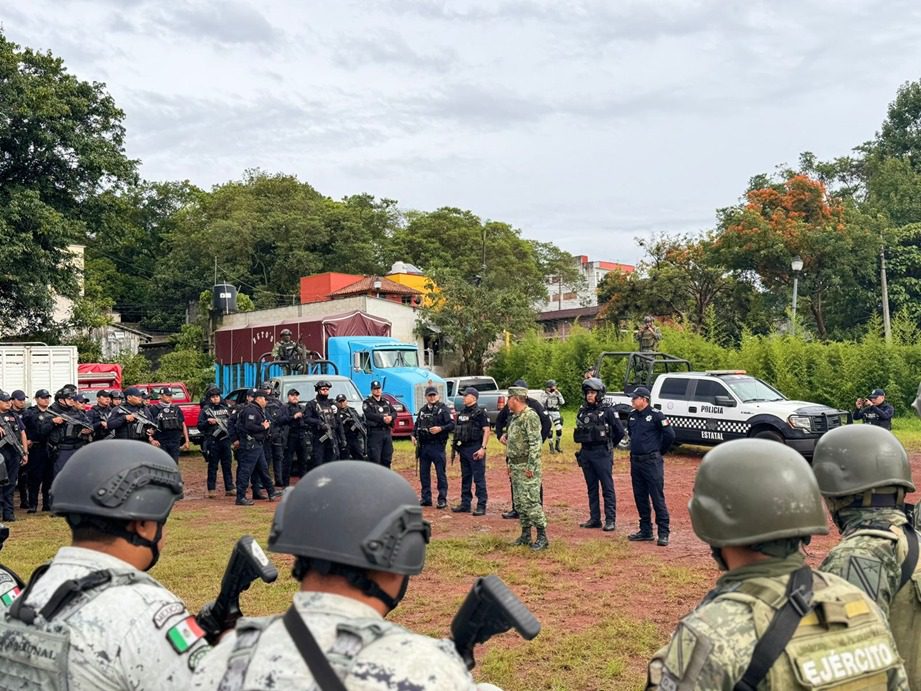 Encabeza SSP operativo preventivo coordinado con fuerzas federales en zona centro de Veracruz