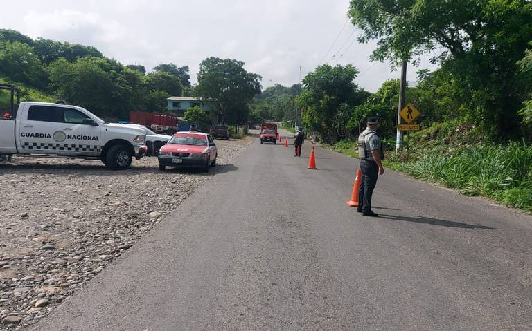 Realizan operativos en varios puntos del municipio de Papantla