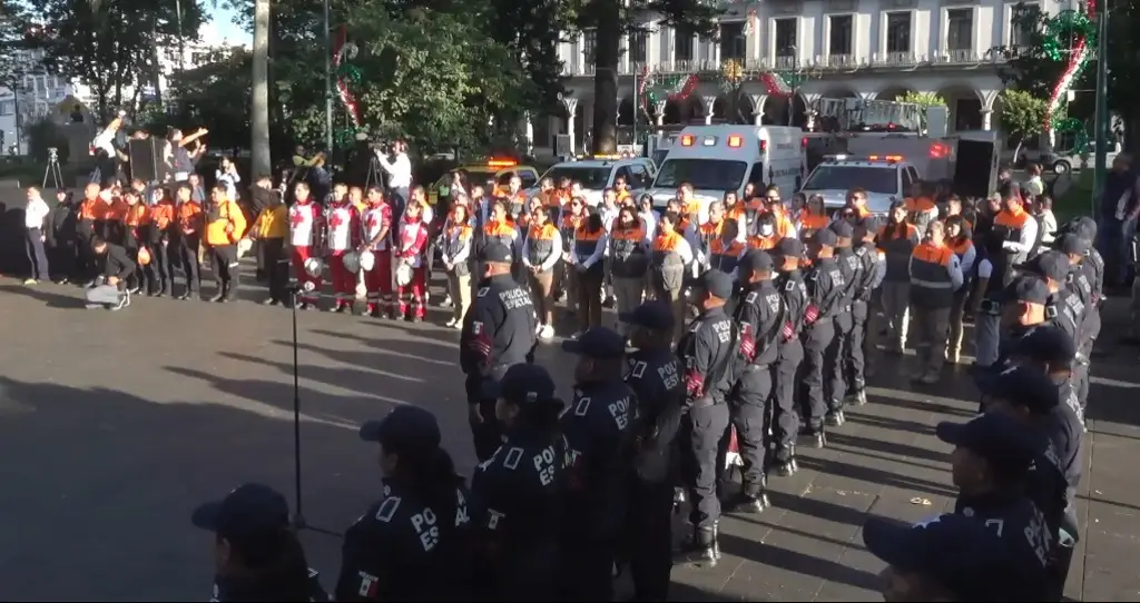 Conmemoran Día Nacional de Protección Civil, en Xalapa