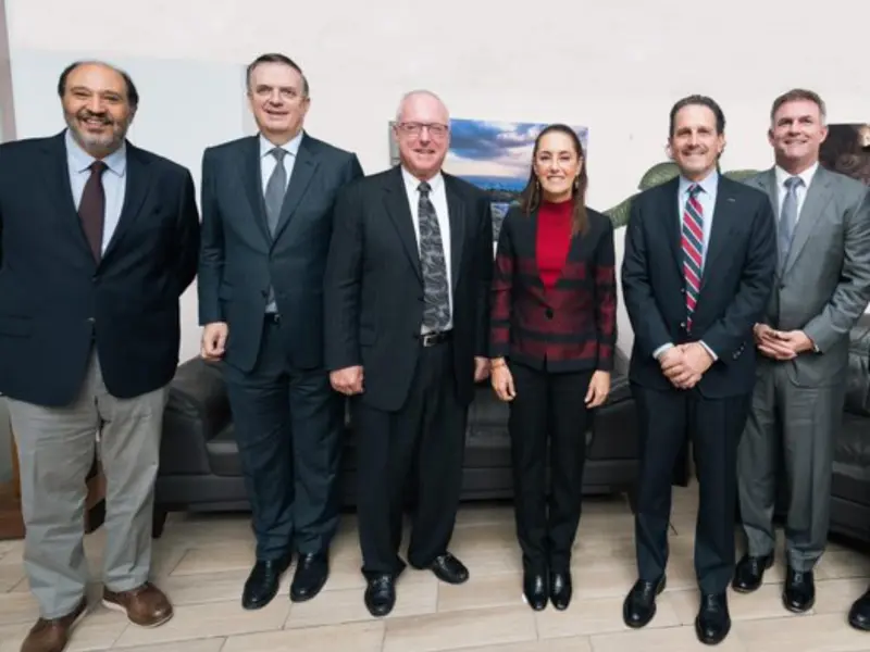 Claudia Sheinbaum recibe a empresarios