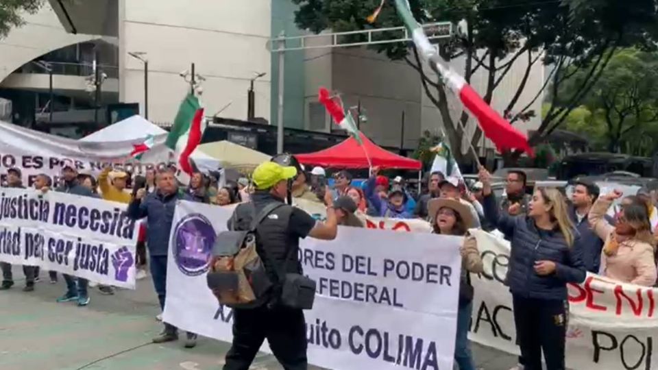 Tras aprobación en comisiones de reforma Judicial, manifestantes vuelven a marchar en CDMX