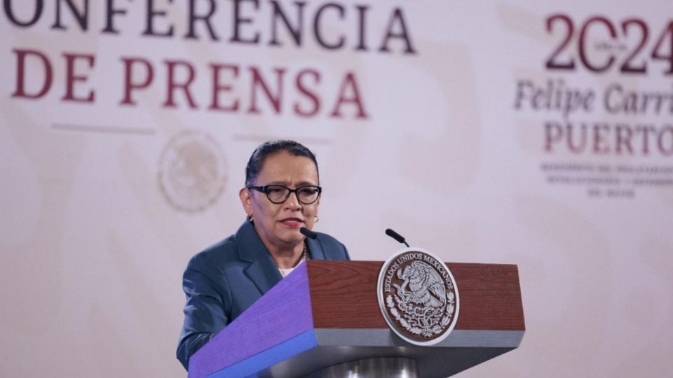 Rosa Icela Rodríguez atribuye la reducción de inseguridad a los programas de bienestar en su último informe