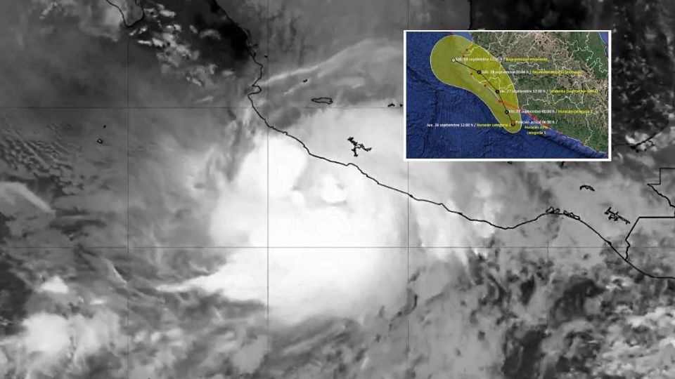 Huracán John: ¿A qué hora se intensificará a categoría 2 frente a Michoacán y Guerrero?