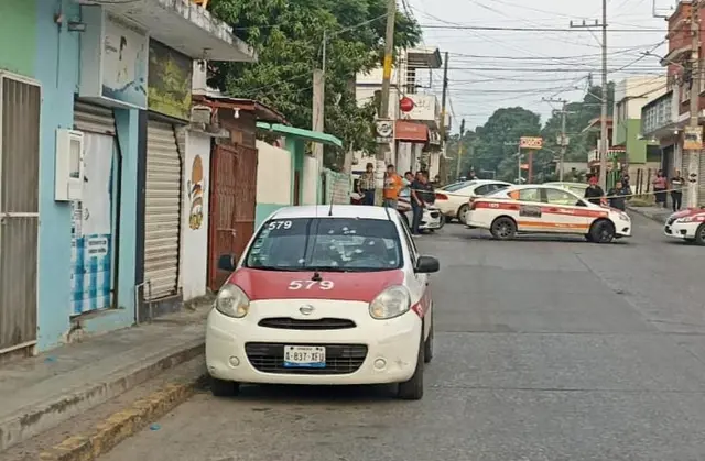 Asesinan a balazos a taxista en Tuxpan