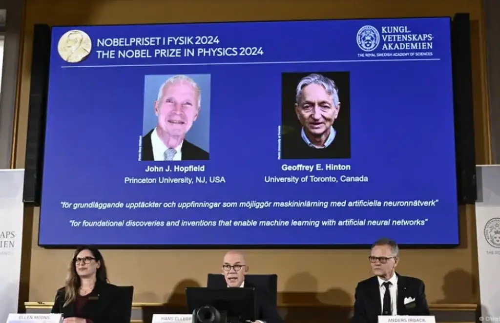 Nobel de Física para Hopfield y Hinton por sentar bases de la inteligencia artificial