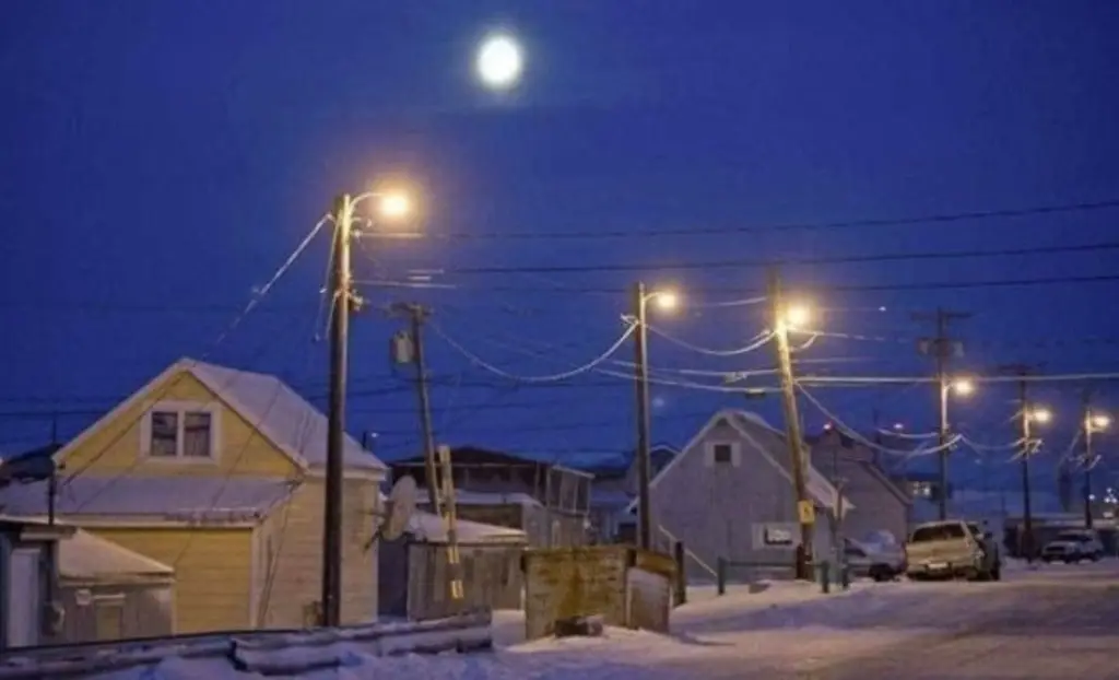 Inició la noche polar en Alaska. Pasarán en total 67 días sin Sol